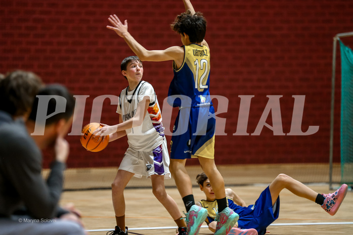 18.01.2025 Österreichischer Basketballverband 2024/25, SLMU14, Vienna United vs. Ubsc Juniors The Castle Gate