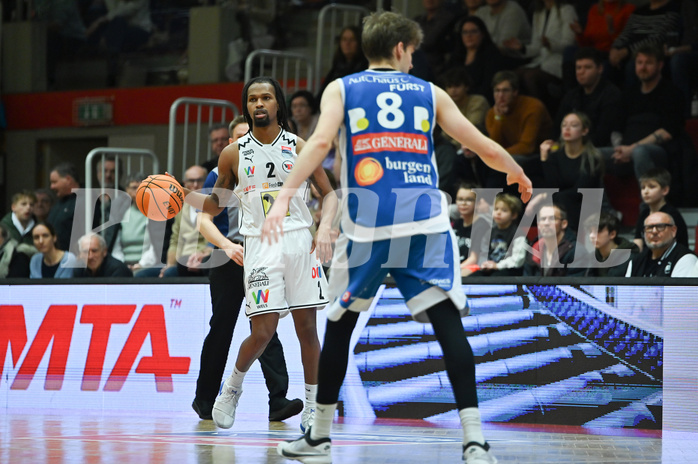 Basketball, Superliga 2023/24, Grunddurchgang 18. Runde, Flyers Wels vs. Oberwart Gunners,

