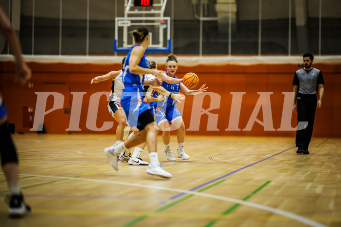 Basketball, Win2Day Basketball Damen Superliga 2023/24, Grunddurchgang 2.Runde, Vienna Timberwolves, DBB LZ OÖ, Valentina Mayrhofer (11)