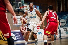 Basketball, ABL 2017/18, Grunddurchgang 27.Runde, Oberwart Gunners, BC Vienna, Marcel White (13)