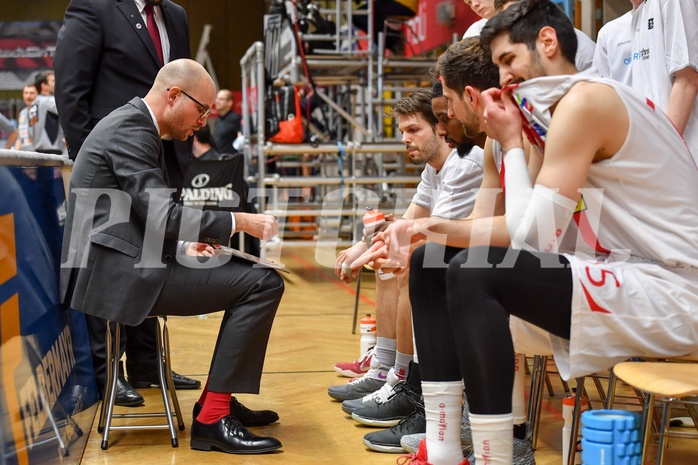 Basketball ABL 2017/18 Grunddurchgang 30. Runde Flyers Wels vs Oberwart Gunners