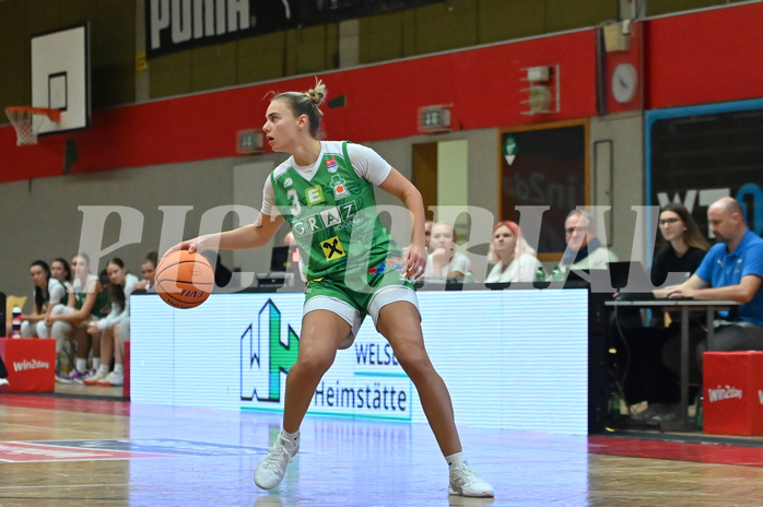 Basketball Superliga 2024/25, Grunddurchgang 5.Runde, DBB Wels vs UBI Holding Graz,

