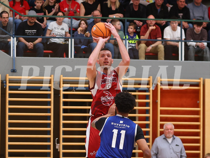 Basketball Zweite Liga 2024/25, Playoffs, Viertelfinale Spiel 1 Mistelbach Mustangs vs. Kufstein Towers
Basketball Zweite Liga 2024/25, Playoffs, Viertelfinale Spiel 1 Mistelbach Mustangs vs. Kufstein Towers