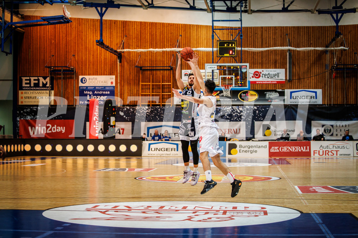 Basketball, Basketball Austria Cup 2022/23, Halbfinale 1, Oberwart Gunners, Gmunden Swans, Daniel Friedrich (6)