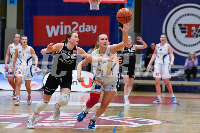 Win2Day Basketball, Damen Superliga 2022/23, Grunddurchgang 12. Runde, DBB LZ OÖ vs Basket Flames,