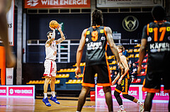 Basketball, Win2Day Superliga 2023/24, 2. Qualifikationsrunde, BC Vienna, Fürstenfeld Panthers, Ivan Siriscevic (17)