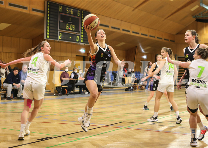 Basketball Damen Superliga 2021/22, Grunddurchgang 8.Runde Basket Flames vs. Vienna United


