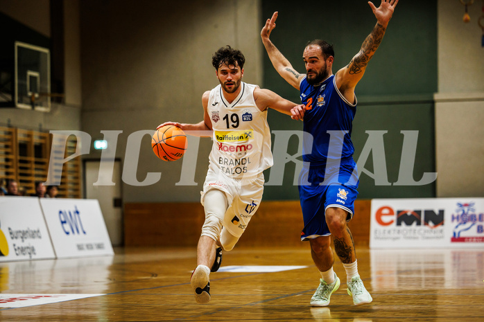 Basketball, Basketball Zweite Liga 2023/24, Grunddurchgang 10.Runde, Mattersburg Rocks, BBU Salzburg, Rene Buchmayer (19)