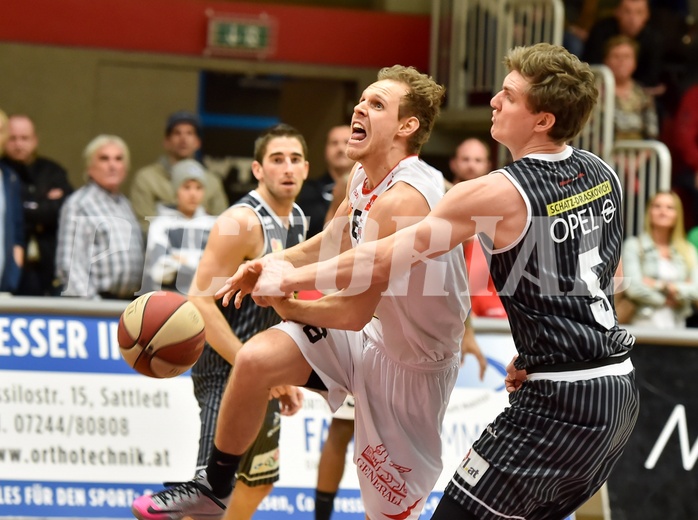 Basketball ABL 2015/16 Grunddurchgang 28.Runde WBC Wels vs Guessing Knights