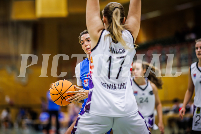 Basketball, Win2Day Basketball Damen Superliga 2023/24, Grunddurchgang 1.Runde, Vienna United, DBB LZ OÖ, Milica Popovic (13)