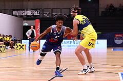 27.09.2024, Graz, Raiffeisen Sportpark Graz, Basketball Superliga 2024/25, Grunddurchgang, Runde 1, UBSC Raiffeisen Graz - COLDAMARIS BBC Nord Dragonz