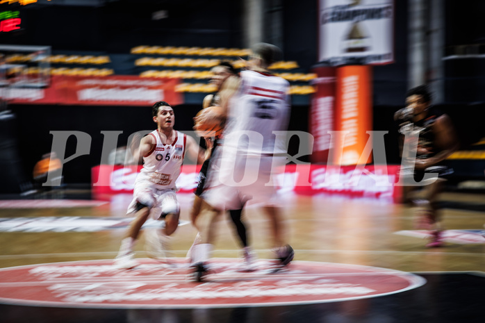 Basketball, Win2Day Superliga 2024/25, Grunddurchgang 20.Runde, BC Vienna, Kapfenberg Bulls, Mustafa Hassan Zadeh (5)