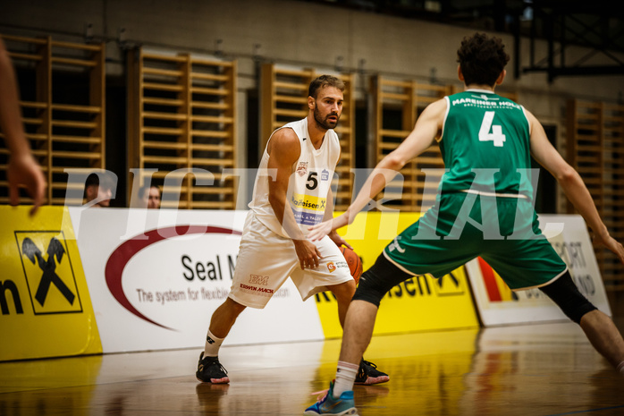 Basketball, Basketball Austria Cup 2021/22, Vorrunde, Mattersburg Rocks, Future Team Steiermark, Florian DUCK (5)