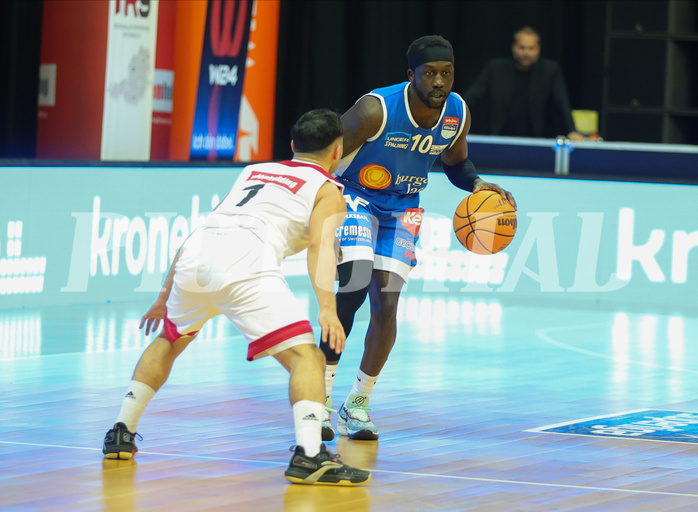 Basketball Superliga 2023/24, Gruunddurchgang 21.Runde BC Vienna vs. Oberwart Gunners


