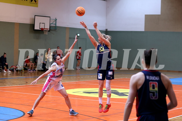 20.03.2024, Graz, Unionhalle A, Basketball Damen Superliga 2023/24, Semifinale, UBSC-DBBC Graz - SKN St. Pölten Frauen,  