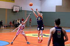 20.03.2024, Graz, Unionhalle A, Basketball Damen Superliga 2023/24, Semifinale, UBSC-DBBC Graz - SKN St. Pölten Frauen,  