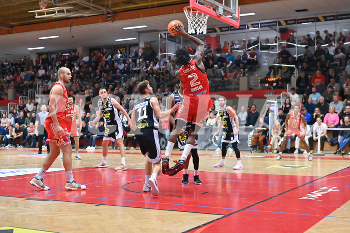 Basketball, Superliga 2024/25, Grunddurchgang 7.Runde, Flyers Wels vs. Gmunden,
