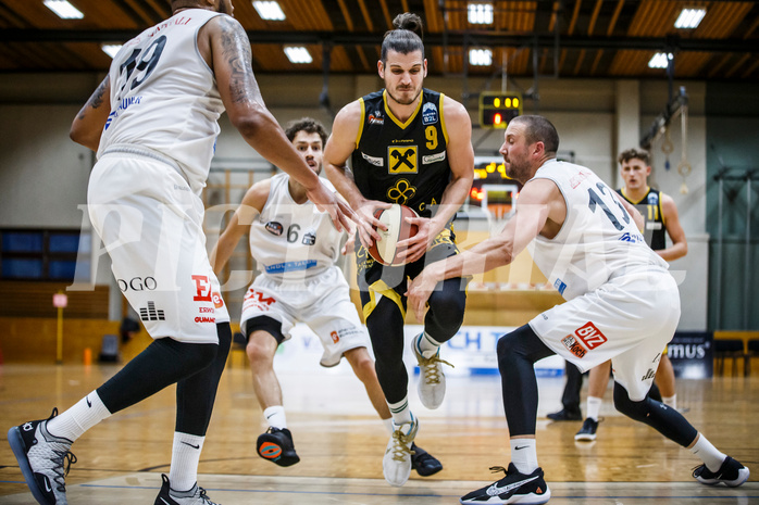 Basketball, Basketball Zweite Liga, Grunddurchgang 3.Runde, Mattersburg Rocks, Fürstenfeld Panthers, Adnan Hajder (9)