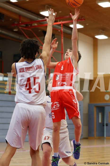 Basketball Superliga 2024/25, SLMU14 Traiskirchen Lions Academy vs. ATSE Graz


