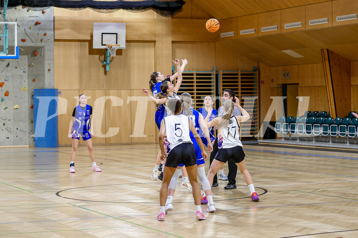 05.04.2025 Österreichischer Basketballverband 2024/25, SLWU16 Vienna United vs. DBB  Basketgirls Wels