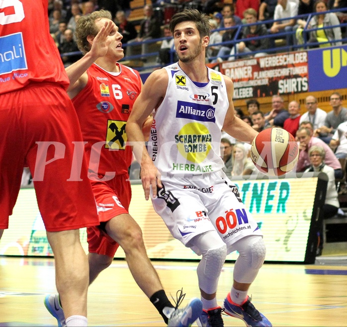 Basketball ABL 2015/16 Grunddurchgang 7.Runde Gmunden Swans vs. WBC Wels



