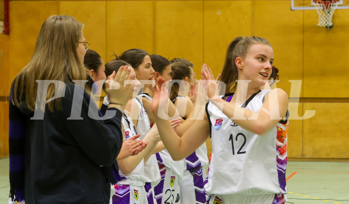 Basketball Damen Superliga 2023/24, Grunddurchgang 13.Runde Vienna United vs. UBI Graz


