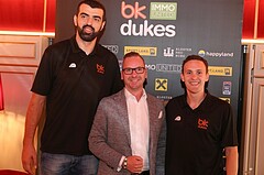 Basketball BSL 2019/20, Pressekonferenz BK IMMOunited Dukes vs. 


