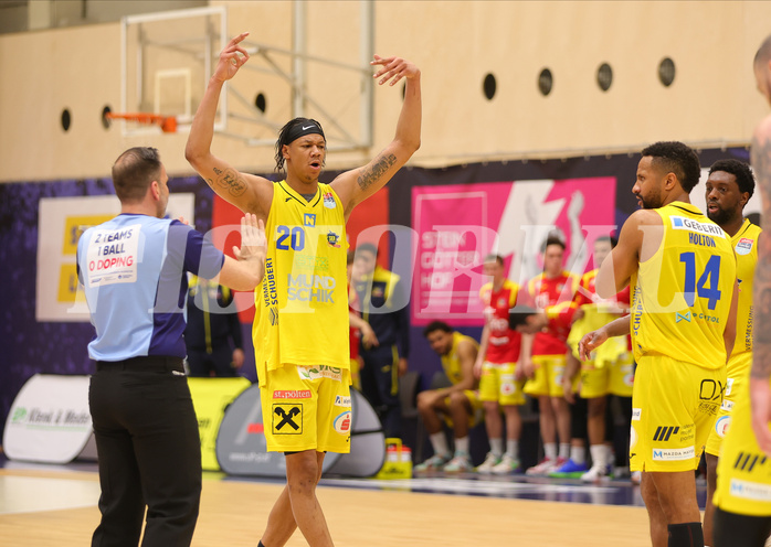 Basketball Superliga 2022/23, Playoff, Viertelfinale Spiel 2 SKN St.Pölten vs. Flyers Wels


