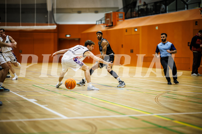 Basketball, Basketball Zweite Liga 2024/25, Grunddurchgang 8.Runde, Vienna United, Wörthersee Piraten, Marius Witzmann (11), Shawn L. Ray (6)