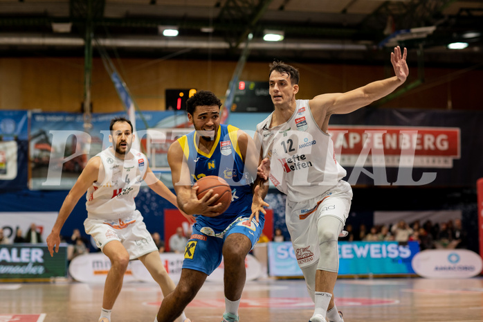 Basketball, Basketball Superliga 2022/23, Grunddurchgang Runde 18, Kapfenberg Bulls, SKN St. P