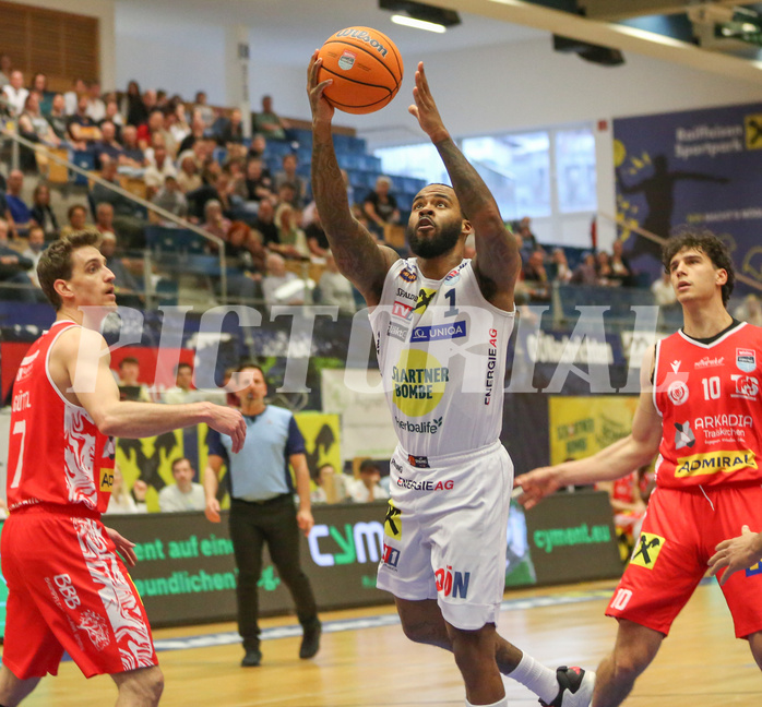 Basketball Superliga 2024/25, 3.Plazierungsrunde Gmunden Swans vs. Traiskirchen Lions