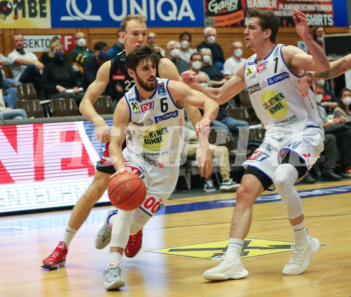 Basketball Superliga 2021/22, Grunddurchgang 9.Runde Gmunden Swans vs. BC Vienna