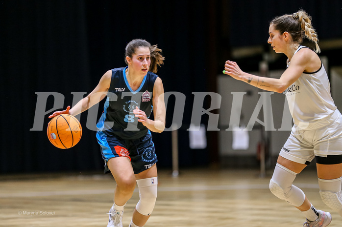 31.01.2025 Basketball Damen Supercup 2024/25, 3.Runde, BASKET FLAMES vs. Vienna TIMBERWOLVES