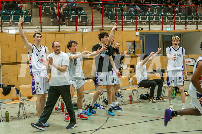 13.04.2025 Österreichischer Basketballverband 2024/25, SLMU19, Vienna United vs. SG Salzkammergut