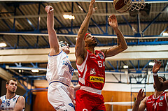 Basketball, bet-at-home Basketball Superliga 2020/21, Grunddurchgang, 18. Runde, Oberwart Gunners, Traiskirchen Lions, Shawn L. Ray (6)