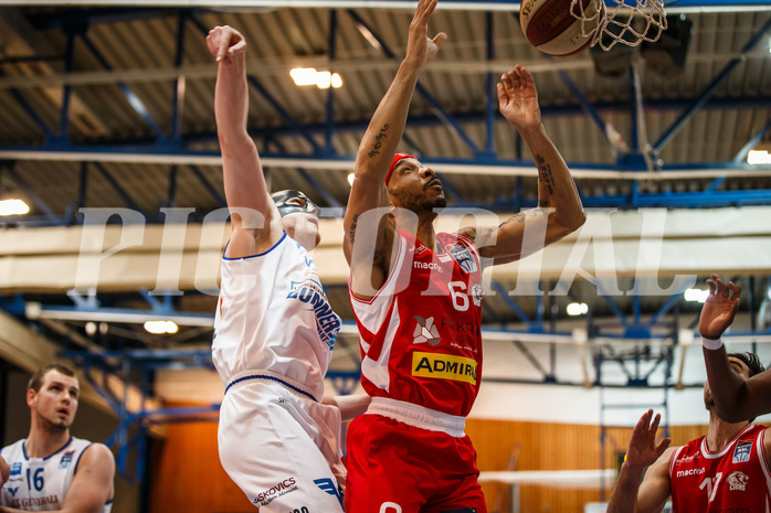 Basketball, bet-at-home Basketball Superliga 2020/21, Grunddurchgang, 18. Runde, Oberwart Gunners, Traiskirchen Lions, Shawn L. Ray (6)