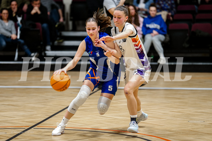 01.03.2025 Österreichischer Basketballverband 2024/25, SLWU19 Vienna United vs. DBB Basketgirls Wels