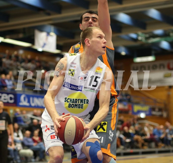 Basketball ABL 2017/18, Grunddurchgang 28.Runde Gmunden Swans vs. BK KLosterneuburg Dukes