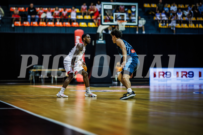 Basketball, Win2Day Superliga 2023/24, Grunddurchgang 8.Runde, BC Vienna, Vienna Timberwolves, Demarkus Stuckey Jr. (42)