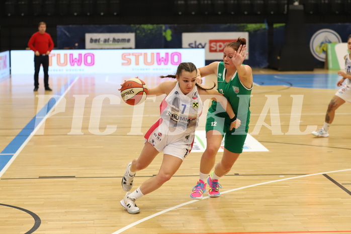 30.10.2021, Basketball Damen Superliga 2021/22, Grunddurchgang 4.Runde,  UBSC-DBBC Graz vs. KOS Celovec