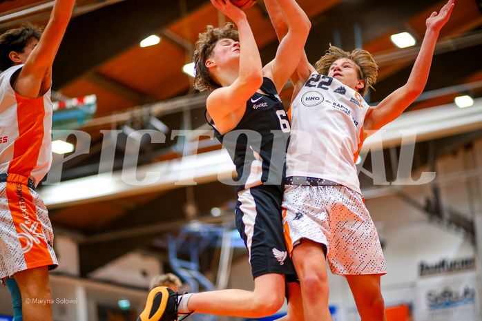 14.12.2024 Österreichischer Basketballverband 2024/25, SLMU16, Basket Dukes vs. Raiders Tirol BLACK
