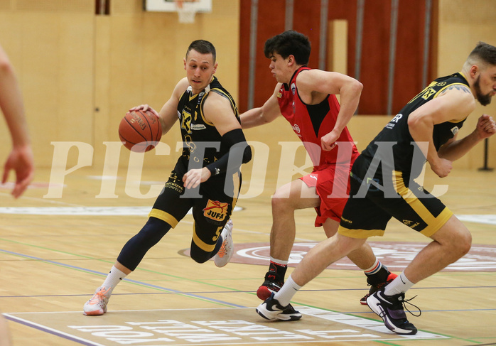 Basketball Zweite Liga 2021/22, Grunddurchgang 19.Runde Mistelbach Mustangs vs. Fürstenfeld Panthers