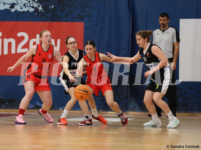 Basketball Superliga 2024/25, SLWU16 Traiskirchen Lionesses vs. DBK Steyrer Witch Cadets


