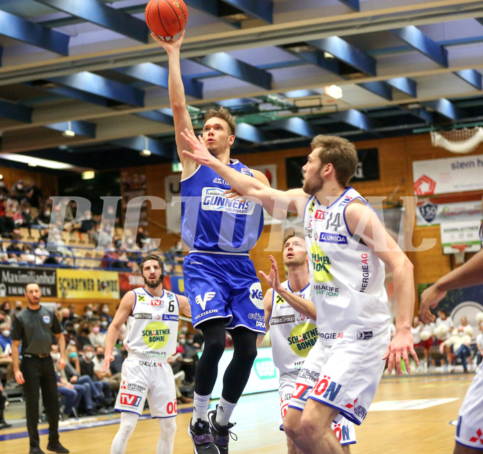 Basketball Superliga 2021/22, 7.Plazierungsrunde Gmunden Swans vs. Oberwart Gunners


