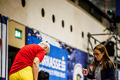 Basketball, Win2Day Basketball Damen Superliga 2023/24, Playoff, Finale Spiel 3, SKN St. Pölten, UBI Graz, Inga Orekhova (13), Lana Petrovic (Head Coach)