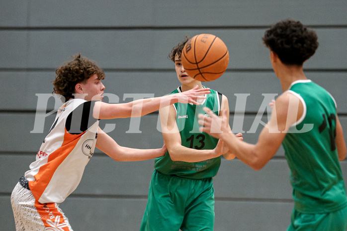 29.03.2025 Österreichischer Basketballverband 2024/25, SLMU16, Basket Dukes vs. KOS Celovec