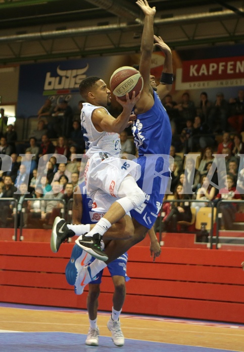 Basketball ABL 2015/16 Grunddurchgang 18.Runde Kapfenberg Bulls vs Oberwart Gunners