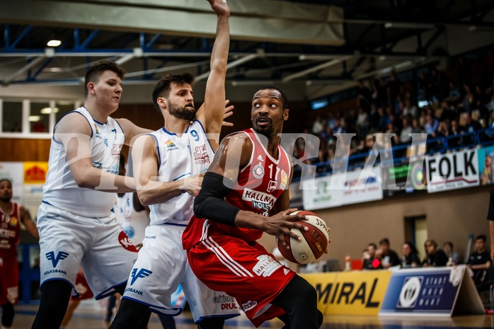 Basketball, ABL 2018/19, Playoff VF Spiel 2, Oberwart Gunners, BC Vienna, David Haughton (17)