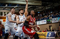 Basketball, ABL 2018/19, Playoff VF Spiel 2, Oberwart Gunners, BC Vienna, David Haughton (17)