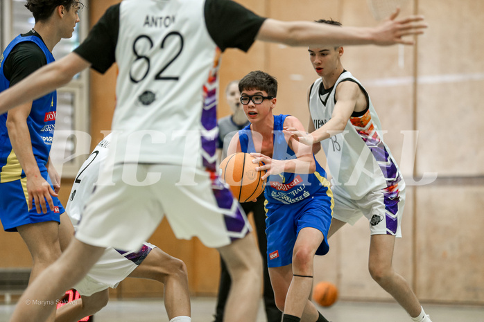 27.04.2025 Österreichischer Basketballverband 2024/25, SLMU16, VF Vienna United vs. SKN St. Pölten